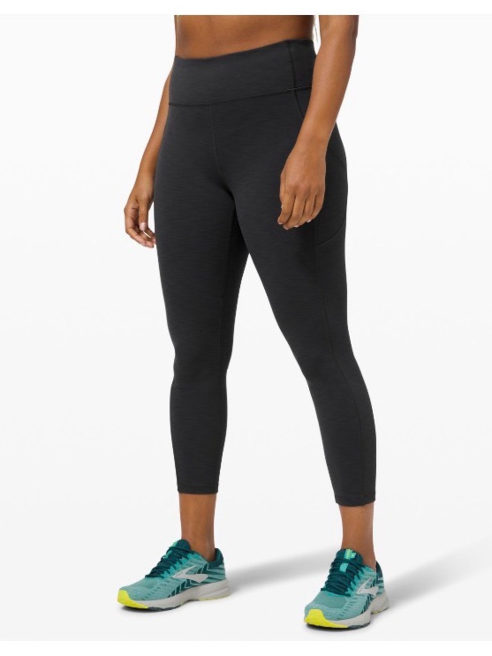 Lululemon Black Invigorate high rise 25”